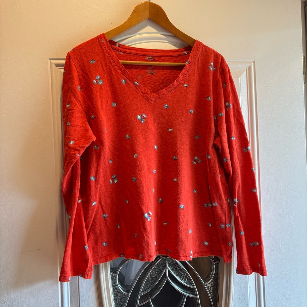 Women’s Sonoma The Everyday Tee, Size XL 100% Cotton - Picture 3 of 8